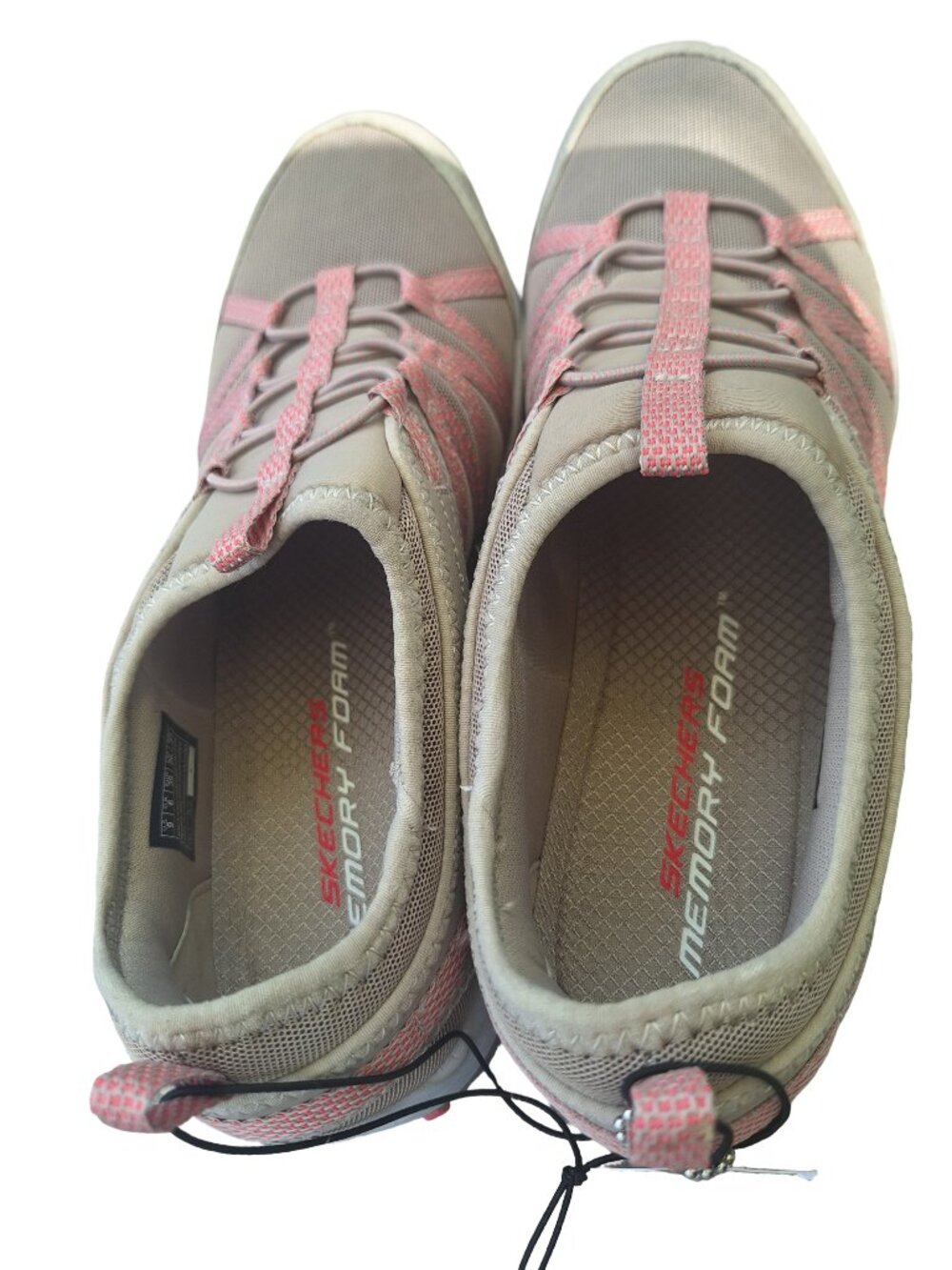 Skechers Seager Hiker Trail Hiking Sneakers Taupe Pink Sz 9 NWOT - Picture 7 of 8